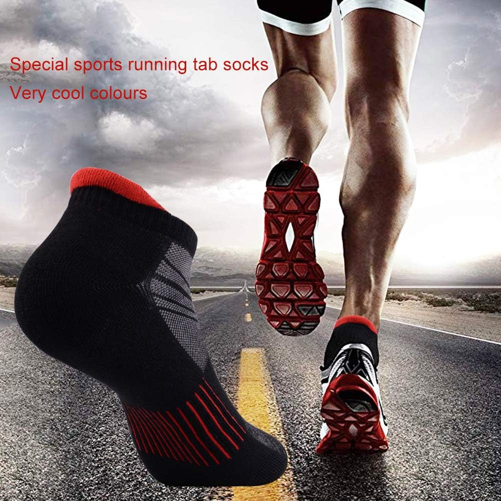 Men's Comfort Cushion Ankle Socks - 6 Pack Low Cut Athletic Socks for Ultimate Performance