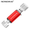 Versatile 2-in-1 Type C & Micro USB Flash Drive - High-Speed OTG Pen Drive in Multiple Capacities (128GB, 64GB, 32GB, 16GB, 8GB, 4GB)