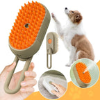 Revolutionary 3-in-1 Cat Steam Brush: The Ultimate Steamy Dog Grooming Tool with Massage Function and Hair Removal Comb