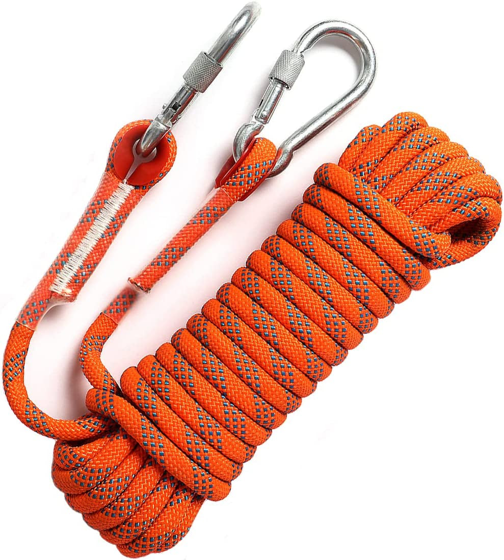Premium Static Climbing Ropes - Versatile Lengths from 35FT to 250FT (10mm & 16mm Diameter) for All Your Outdoor Adventures