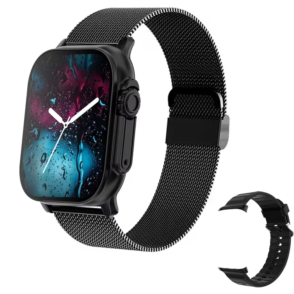 2026 Men's Smart Watch - 2.01" HD Screen, Bluetooth Calling, Health & Fitness Tracker, Multi-Sport Mode for Android & iOS