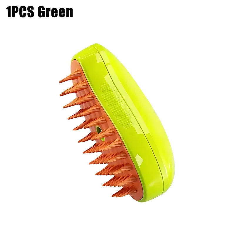 Revolutionary 3-in-1 Cat Steam Brush: The Ultimate Steamy Dog Grooming Tool with Massage Function and Hair Removal Comb