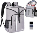 Insulated Waterproof Backpack Cooler - Lightweight Soft Cooler for Beach, Picnics, Camping & Hiking - Holds 30 Cans