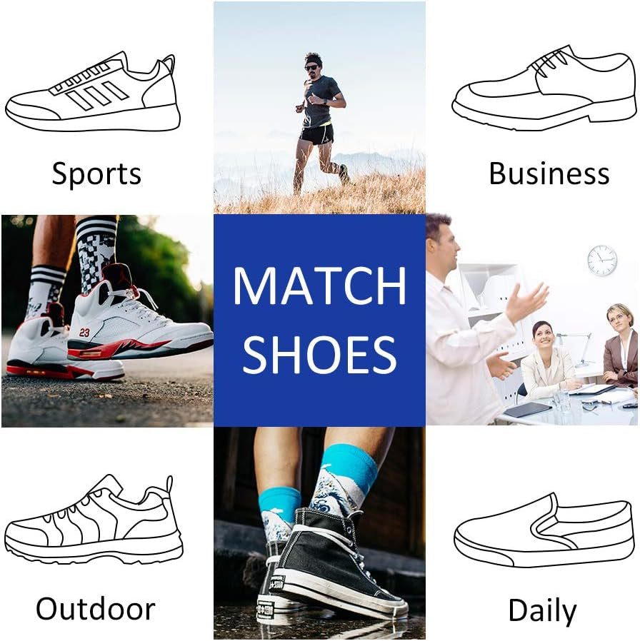 Men's Comfort Cushion Ankle Socks - 6 Pack Low Cut Athletic Socks for Ultimate Performance